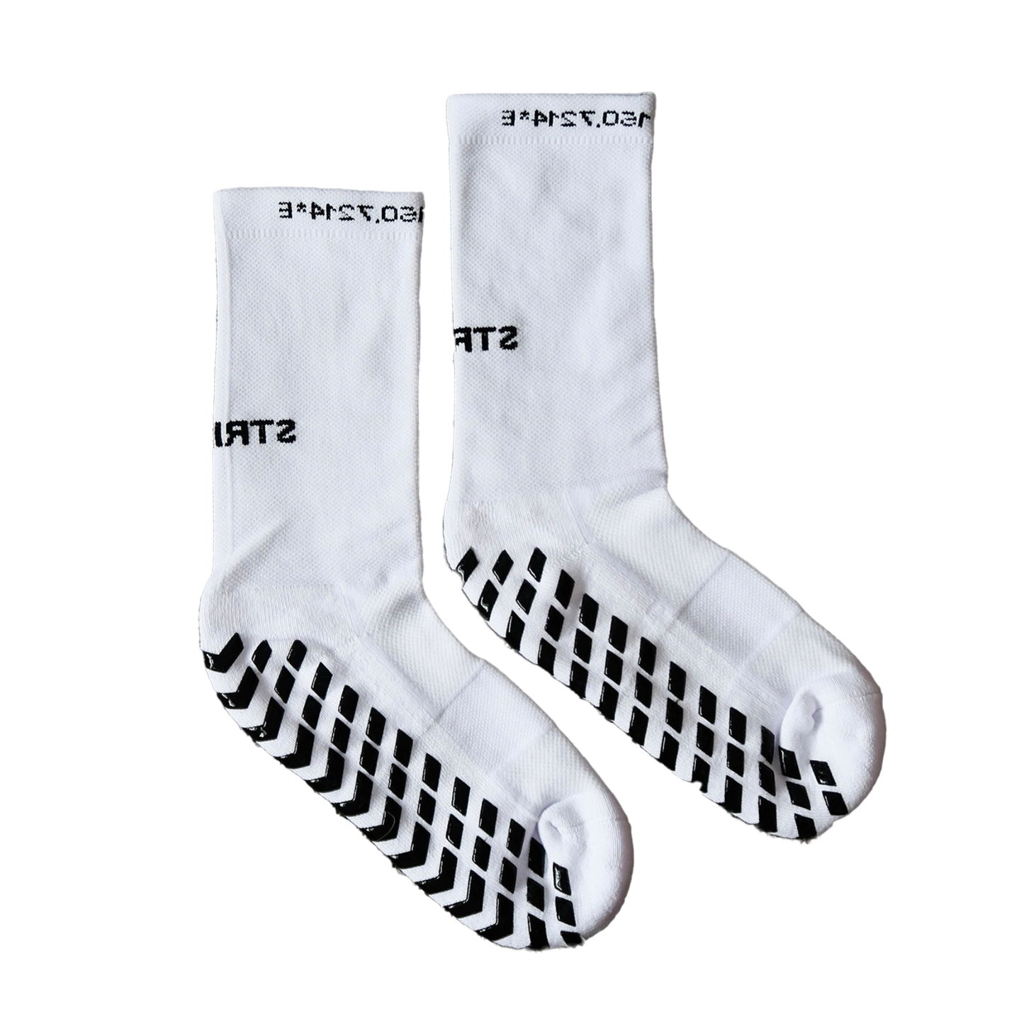 ALL WHITE ENDURANCE GRIP SOCK