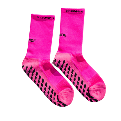 ELECTRIC PINK ENDURANCE GRIP SOCK