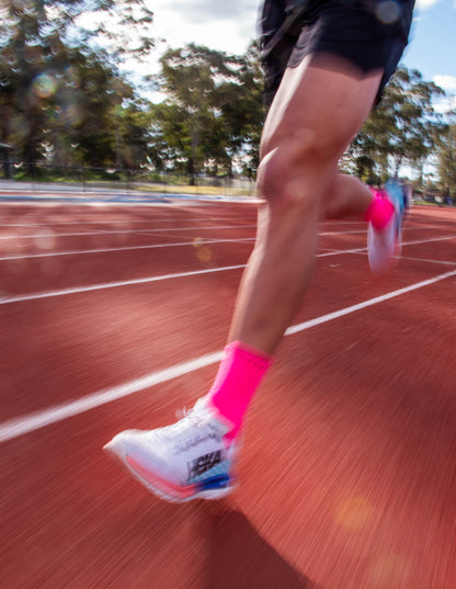 ELECTRIC PINK ENDURANCE GRIP SOCK
