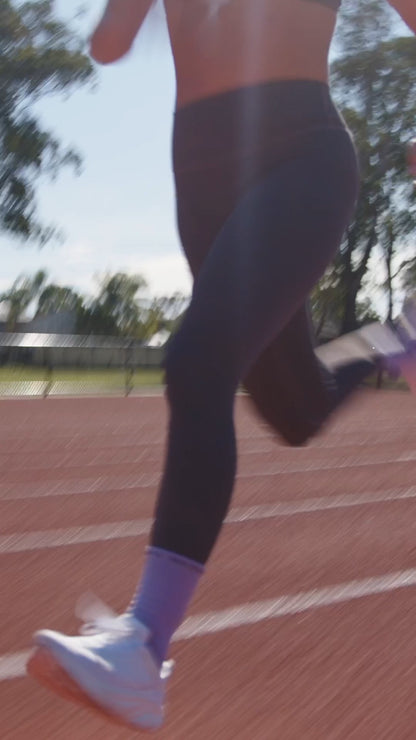 WASHED PURPLE ENDURANCE GRIP SOCK